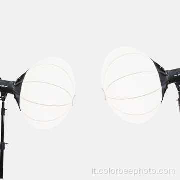 Softbox con palloncino luminoso con diffusore a lanterna grande per video